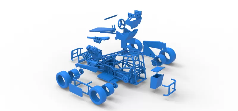 Three Quarter Midget Scale 1:25 - Model preview 29