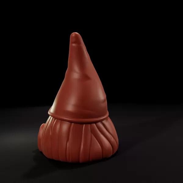 Minimalist Nordic Gnome 3D Print Model - Model preview 4