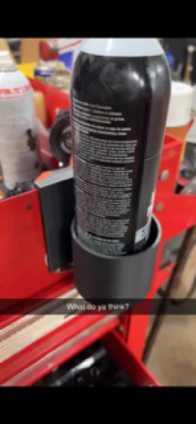 Toolbox Cup/Spray Can Holder - Model preview 5