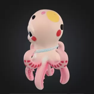 Cute Octopus - Model thumbnail 2