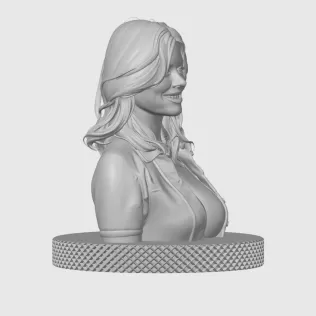 Jessica Biel 3D Bust Print - Model thumbnail 9