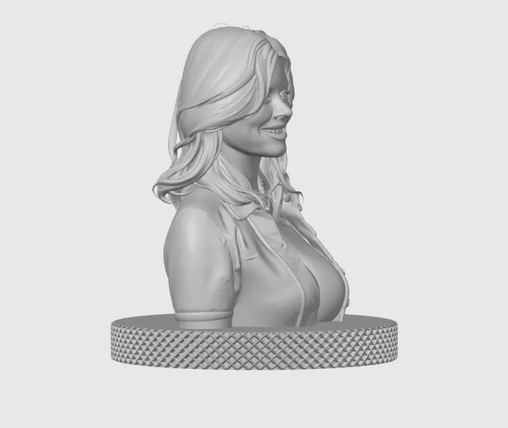 Jessica Biel 3D Bust Print - Model preview 9