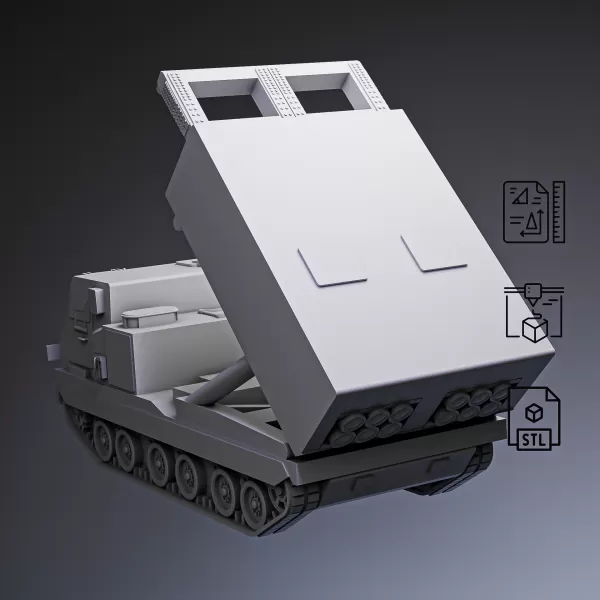 M270 MLRS Rocket System #RoZ - Model preview 3