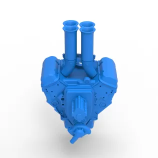 Engine V4 Scale 1:25 - Model thumbnail 5