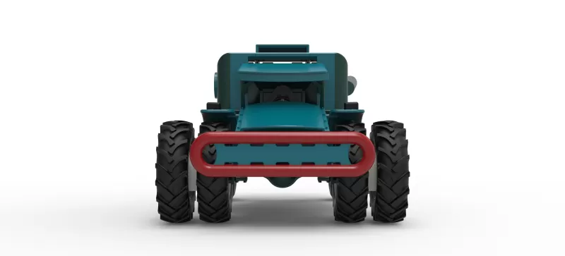 Racing Combine Harvester Version 2 Scale 1:25 - Model preview 7