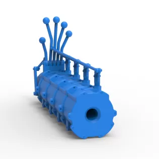 Modular planetary transmission for drag racing Scale 1:25 - Model thumbnail 18