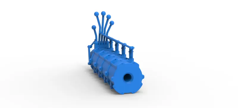 Modular planetary transmission for drag racing Scale 1:25 - Model preview 18