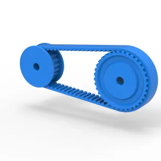 Belt drive Scale 1:16 - Model thumbnail 7