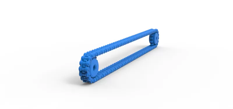 Chain drive Version 5 Scale 1:25 - Model preview 2