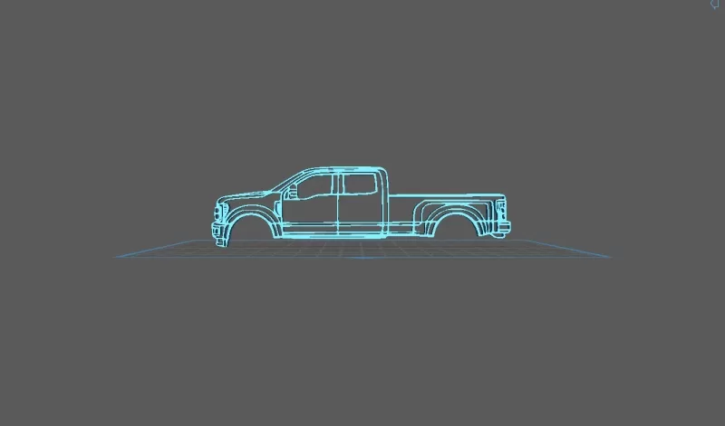 Ford - F450 Super Duty 2017 Wall Art - Model preview 1