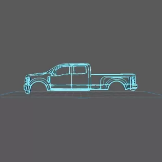 Ford - F450 Super Duty 2017 Wall Art
