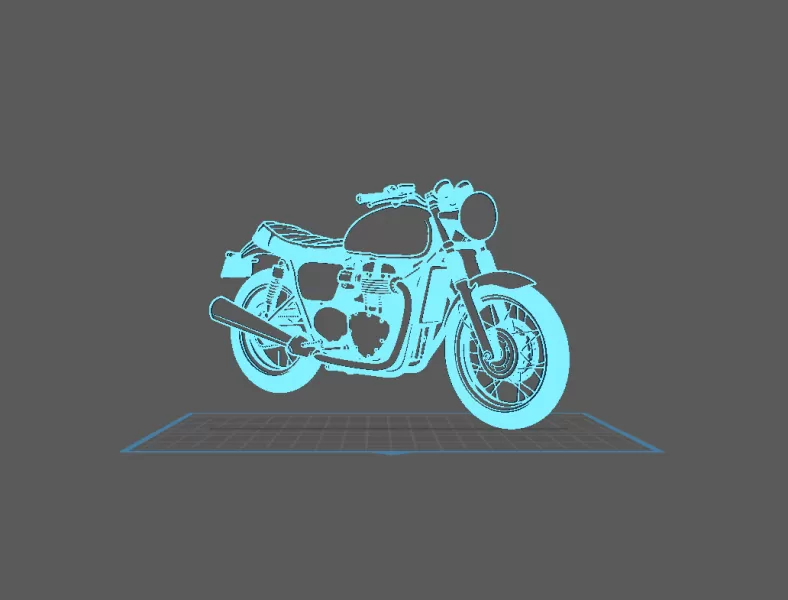 Triumph - Speed Twin Wall Art - Model preview 1