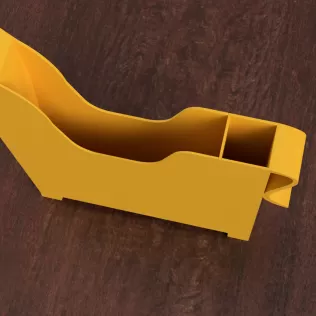 Giraffe-shaped post-it storage with spring mouth holder - Model thumbnail 1