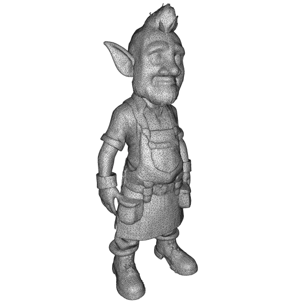 Woodland Gnome Character Collection – High-Poly Kitbash 3D Model - Model preview 9
