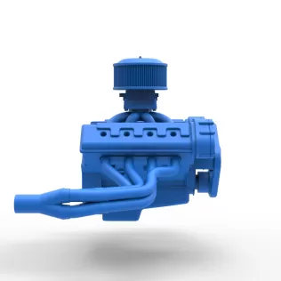 Engine of New Zealand Superstock car Scale 1:25 - Model thumbnail 16