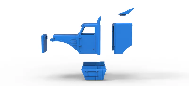 Shell of Monster Tow Truck Scale 1:25 - Model preview 18