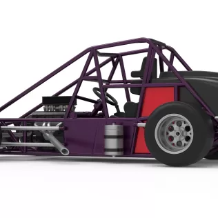 Experimental Pavement Silver Crown Car Base Version 2 Scale 1:25 - Model thumbnail 13