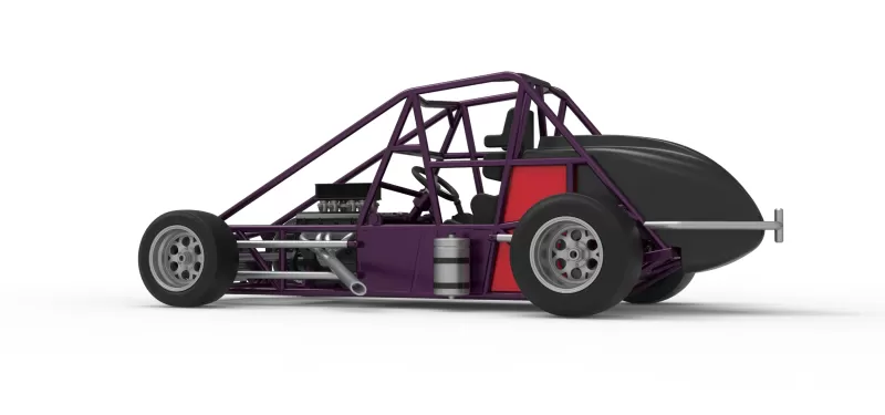 Experimental Pavement Silver Crown Car Base Version 2 Scale 1:25 - Model preview 13