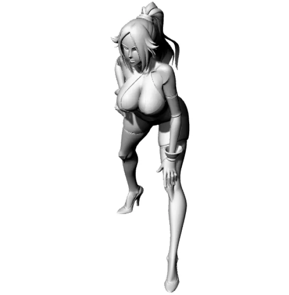 Lady Anime - Model preview 5