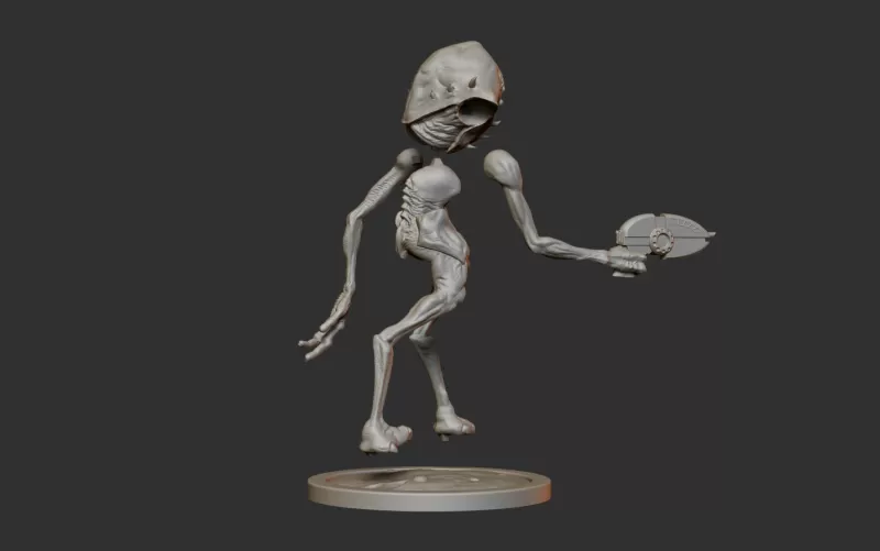 Tauran Alien Creature - Model preview 5