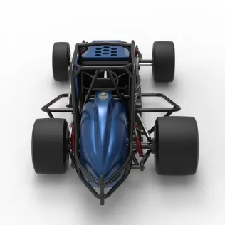 Vintage Pavement Silver Crown Car Scale 1:25 - Model thumbnail 17