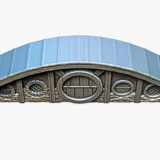 Hobbit House Facade 2 #RoZ - Model thumbnail 4