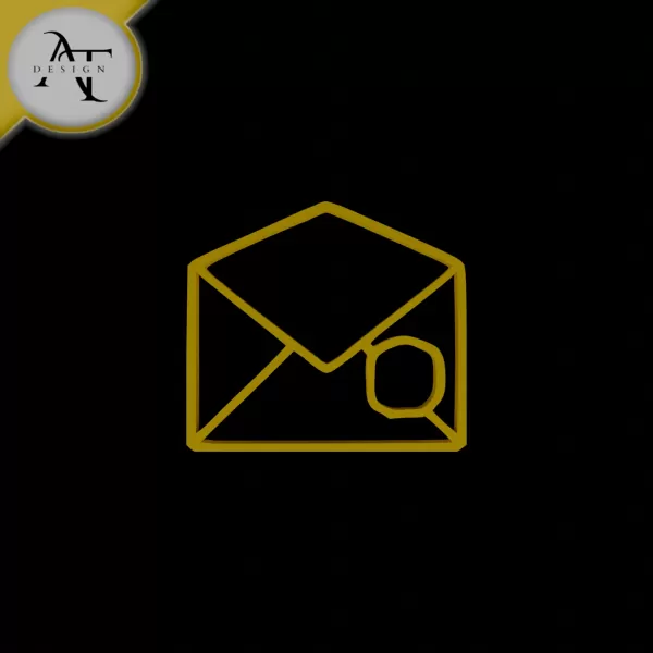 Simple Letter Symbol - 2D Art - Model preview 1