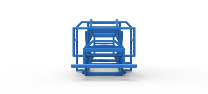 Frame of Racing Combine Harvester Scale 1:25 - Model preview 11