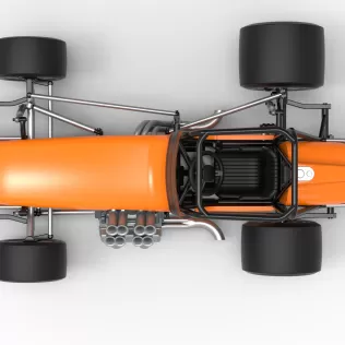 Vintage Pavement Sprint car Scale 1:25 - Model thumbnail 11
