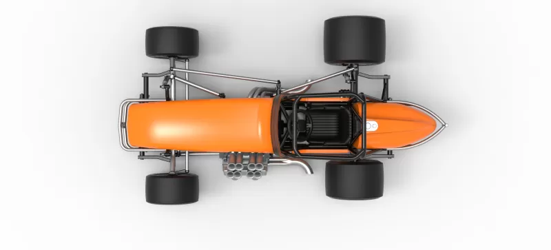 Vintage Pavement Sprint car Scale 1:25 - Model preview 11