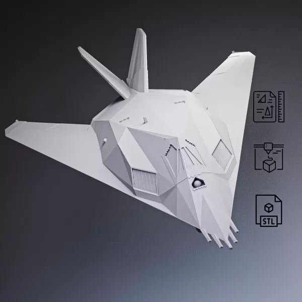 F-117 Nighthawk Stealth Aircraft #RoZ - Model preview 2