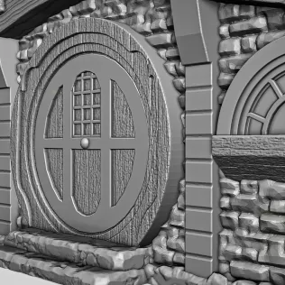 Hobbit House Facade #RoZ - Model thumbnail 6