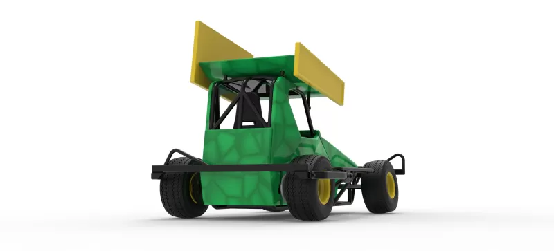 BriSCA Micro Formula 2 Stock Car Scale 1:16 - Model preview 18