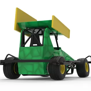 BriSCA Micro Formula 2 Stock Car Scale 1:16 - Model thumbnail 18