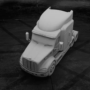 Peterbilt 579 – 3D Printable Truck Model - Model thumbnail 7