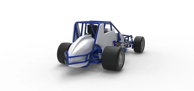 Pavement Silver Crown Car Scale 1:25 - Model preview 18
