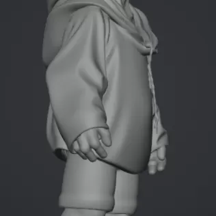 monster mit grossen füssen - Model thumbnail 2