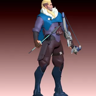Sova Valorant FanArt - Model thumbnail 5
