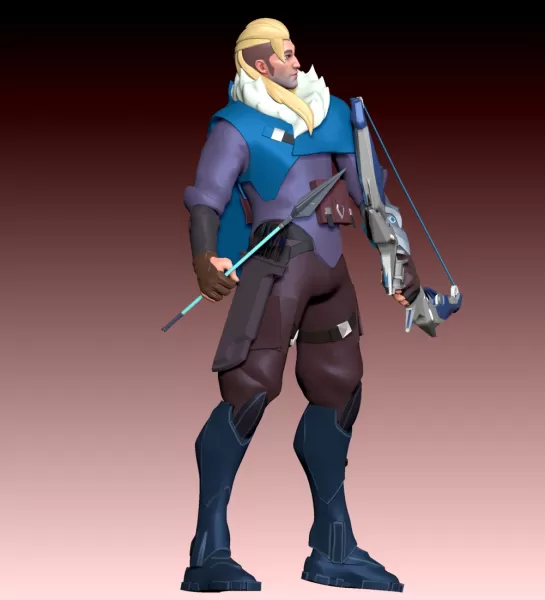 Sova Valorant FanArt - Model preview 5