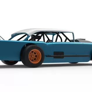 Vintage Asphalt Modified stock car V11 Scale 1:25 - Model thumbnail 21