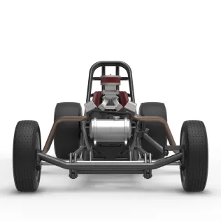 Vintage Front engine dragster Base Version 5 Scale 1:25 - Model thumbnail 7