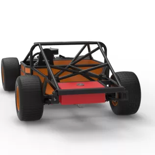 Vintage Dirt late model Race car Base Version 3 Scale 1:25 - Model thumbnail 14