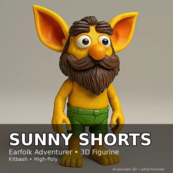 Earfolk Buddies — Whimsical Big-Ears Character Collection (10 Mo - Model preview 18