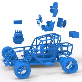 Mod Lite Race car Base Version 2 Scale 1:25 - Model thumbnail 28