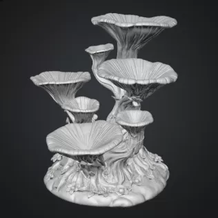 Enchanted Floral Tree Organizer STL File for 3D Print - Model thumbnail 14