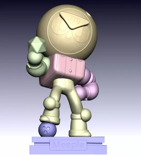 Meeple Brawl Stars Fan Art - Model preview 11