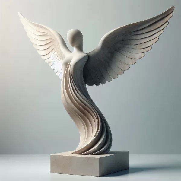 Angel of Fairy Statue – Magical Fantasy Figurine - Model preview 1