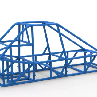 Frame of Experimental Pavement Silver Crown Car V3 Scale 1:25 - Model thumbnail 12