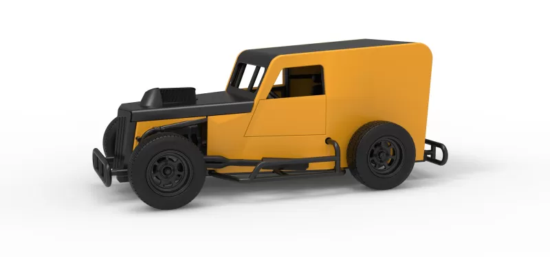 Dwarf car Scale 1:25 - Model preview 1