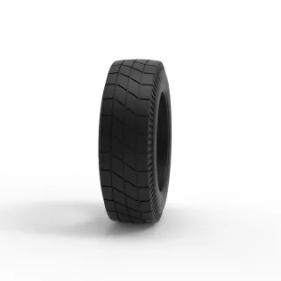 Vintage dirt tire Version 2 Scale 1:25 - Model thumbnail 3